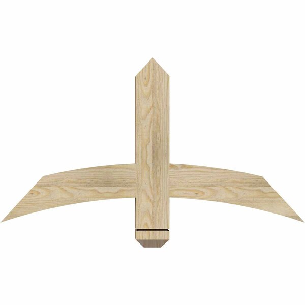 Ekena Millwork Bellingham Rough Sawn Timber Gable Bracket, Douglas Fir, 36"W x 19"H x 4"D x 4"F, 13/12 Pitch GBW036X19X0404BEL00RDF - main